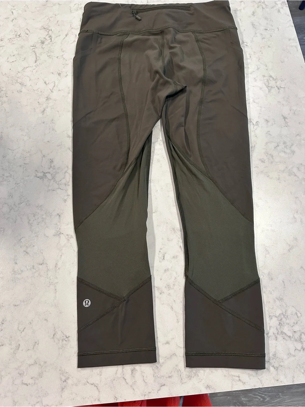 lululemon athletica Olive Green High-Rise Leggings - Picture 4 of 6